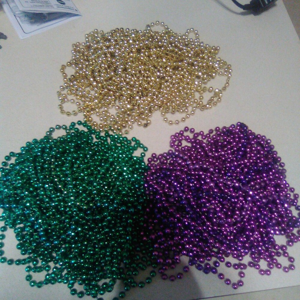 Mardi Gras beads necklaces